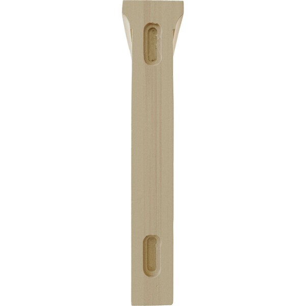 Ekena Millwork 2 1/2"W x 8"D x 12"H Extra Large Gomez Wood Bracket, Rubberwood - BKTW02X08X12GORW