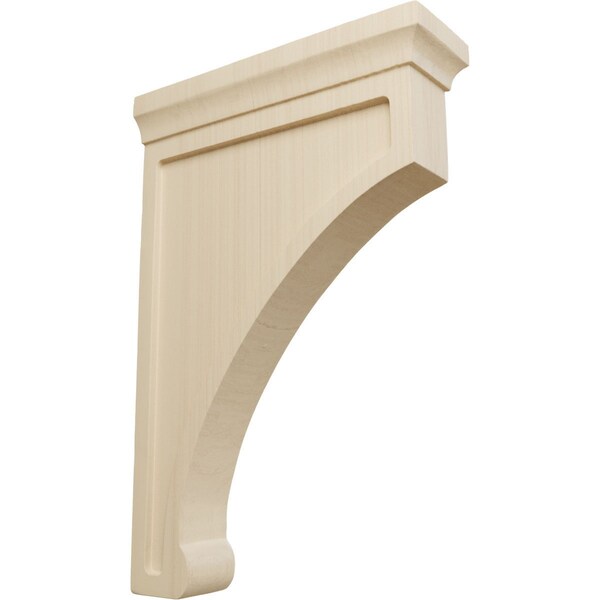 Ekena Millwork 2 1/2"W x 8"D x 12"H Extra Large Gomez Wood Bracket, Rubberwood - BKTW02X08X12GORW