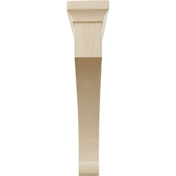 Ekena Millwork 2 1/2"W x 8"D x 12"H Extra Large Gomez Wood Bracket, Rubberwood - BKTW02X08X12GORW