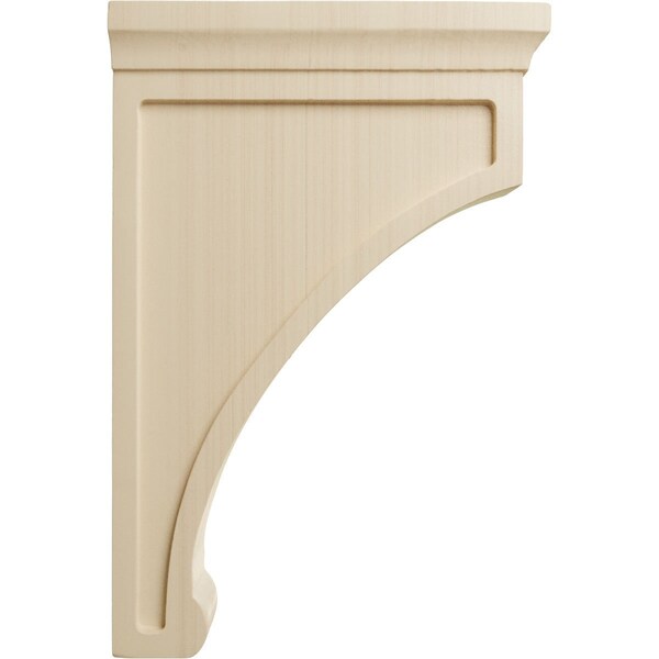 Ekena Millwork 2 1/2"W x 8"D x 12"H Extra Large Gomez Wood Bracket, Rubberwood - BKTW02X08X12GORW