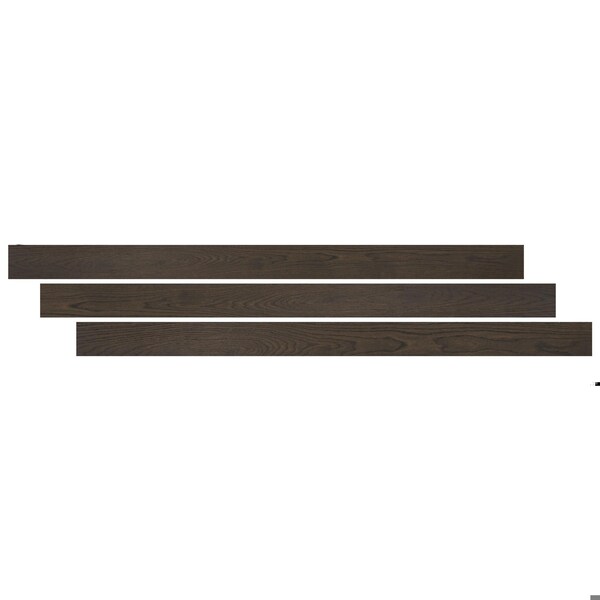 Msi LVT Trim, Wood, Brown, 48 in L, 0.63 in W, Low Gloss - ZOR-LVT-TR-0596