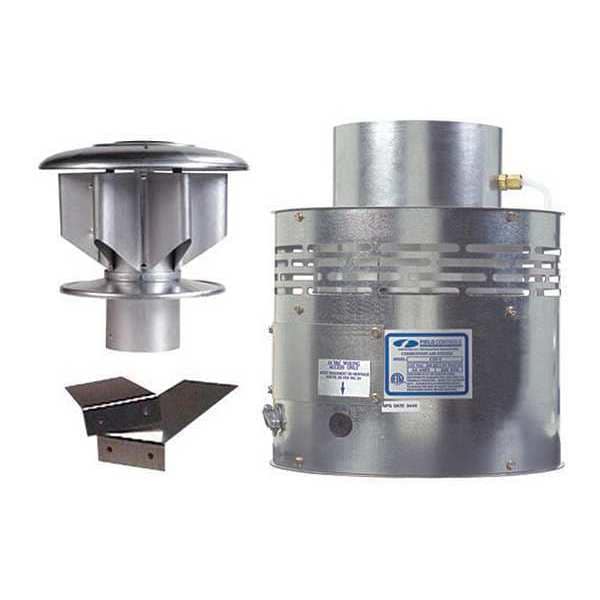 Field Controls Combustion Air System, 900cfm, Wth Str Cap - CAS-6SK