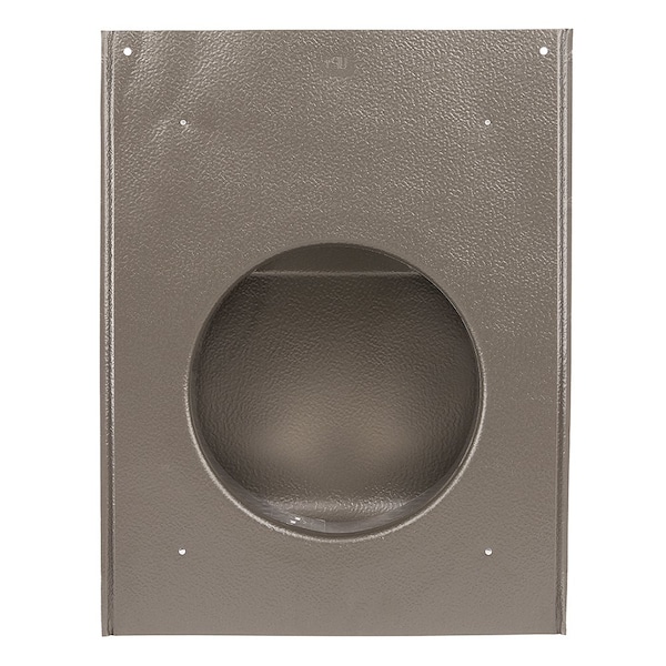 Gaf Master Flow 60 sq. in. NFA Aluminum Slant Back Roof Louver Static Vent in Weathered Wood with Weather Filter - SSB960AWFWW