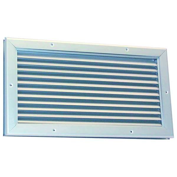 Dayton Door Louver, 14-1/8 H, 20-1/4 W, Aluminum - 5NKL4