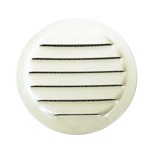 Maurice Franklin Lou Maurice Franklin Louver 3 in. W X 3 in. L Gloss White Aluminum Mini Louver, PK4 - RLW-100  3