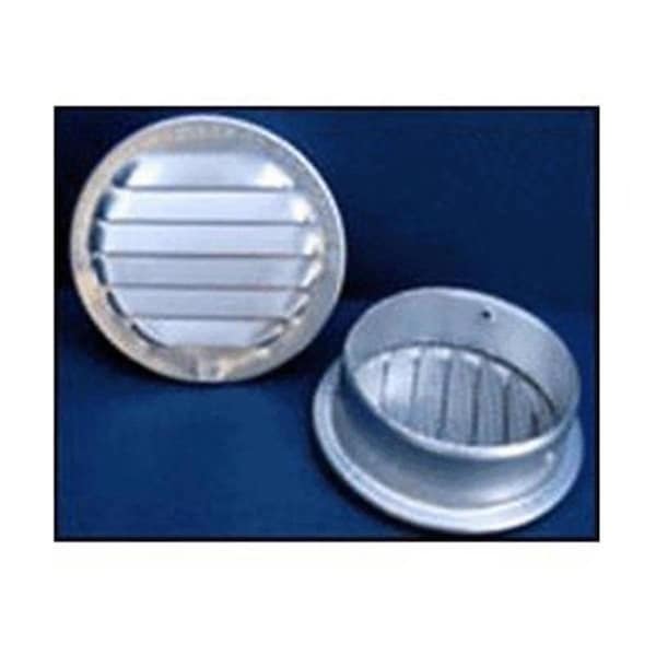 Maurice Franklin 6 in. Louver with Screen Aluminum Round - 4538906