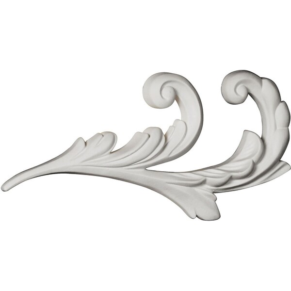 Ekena Millwork 5 1/2"W x 11 1/2"H x 1"P Bremen Onlay, Left - ONL06X12X01BR-L