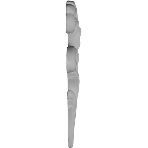 Ekena Millwork 5 1/2"W x 11 1/2"H x 1"P Bremen Onlay, Left - ONL06X12X01BR-L