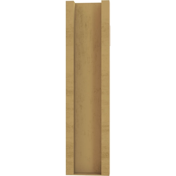 Ekena Millwork 5 1/2-in W x 22-in D x 22-in H Balboa Block Rough Cedar Woodgrain TimberThane Outlooker, Primed Tan - OUTUR055X22X22BOA44RCPR