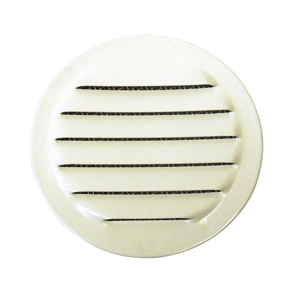 Maurice Franklin Lou Maurice Franklin Louver 2 in. W X 2 in. L Gloss White Aluminum Mini Louver - RLW-100  2