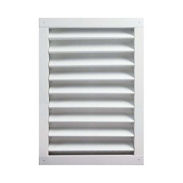 Caracteristicas Atractivas 24 x 30 in. Master Flow Aluminum Wall Louver - White - CA2188516