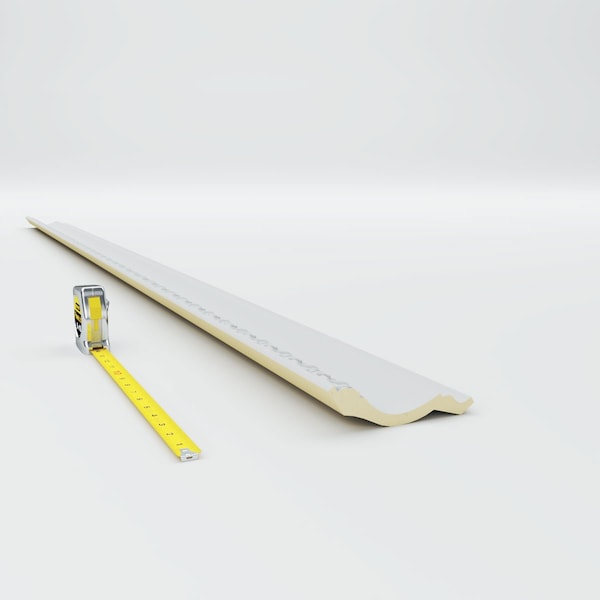 Ekena Millwork 4 1/8"H x 4 1/8"P x 5 3/4"F x 94 1/2"L Shell Crown Moulding - MLD04X04X06SH
