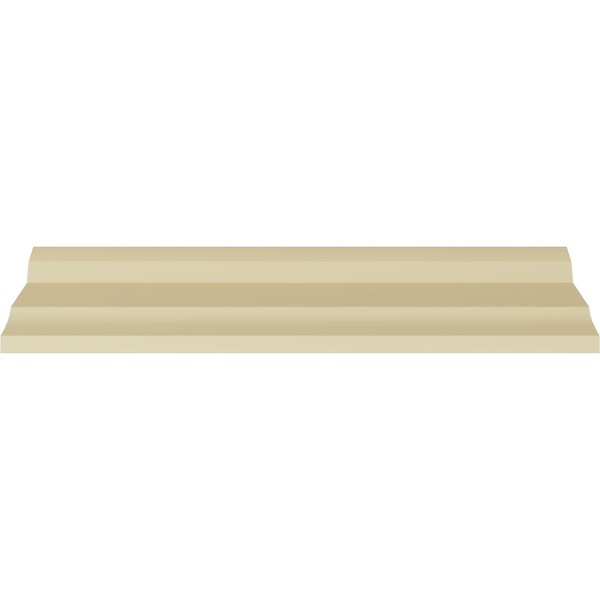 Ekena Millwork 3 3/8"H x 3 3/8"P x 5"F x 94 1/2"L Linus Crown Moulding - MLD04X04X05LI