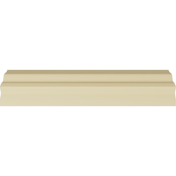 Ekena Millwork 3 7/8"H x 2 3/8"P x 4 5/8"F x 94 1/2"L, (6 1/4" Repeat), Caputo Crown Moulding - MLD03X02X04CA