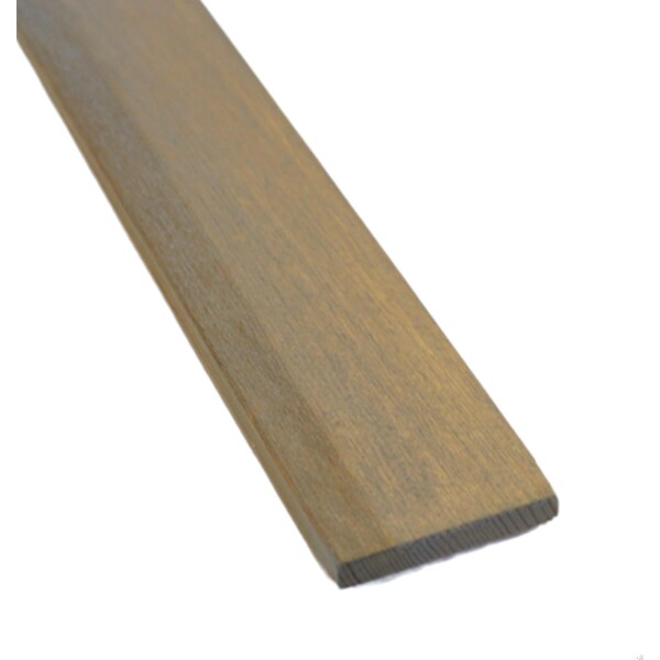 Timberchic Wood, Gray, 48 in L, 1.25 in W, Stained - 428