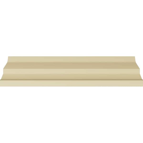 Ekena Millwork 4"H x 3 7/8"P x 5 1/2"F x 94 1/2"L Kepler Dentil with Bead Crown Moulding - MLD04X04X05KP