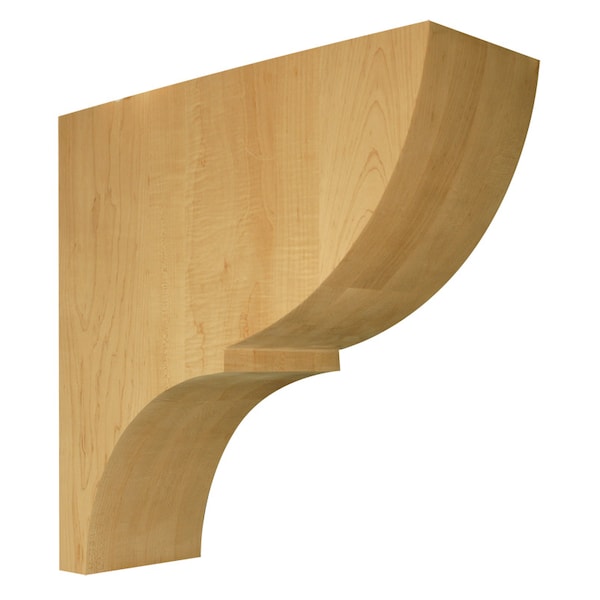 Osborne Wood Products 20 3/4 x 7 x 21 Massive Hood Corbel in Hard Maple - 340295HM