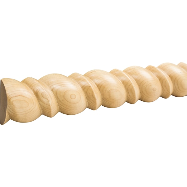 Hardware Resources Oak, 96" L, 2-9/16" H, Unfinished - RMH250BOK