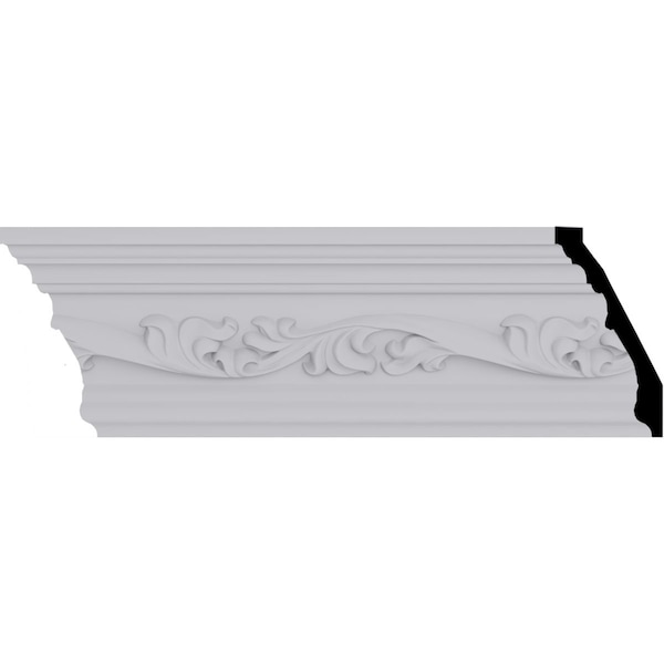 Ekena Millwork 4 7/8"H x 2 1/2"P x 5 1/2"F x 94 1/2"L, (7 7/8" Repeat) Versailles Crown Moulding - MLD05X02X05VE