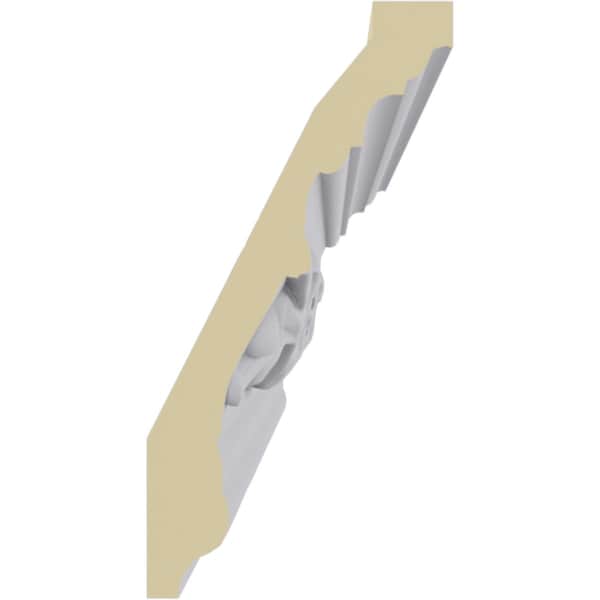 Ekena Millwork 4 7/8"H x 2 1/2"P x 5 1/2"F x 94 1/2"L, (7 7/8" Repeat) Versailles Crown Moulding - MLD05X02X05VE