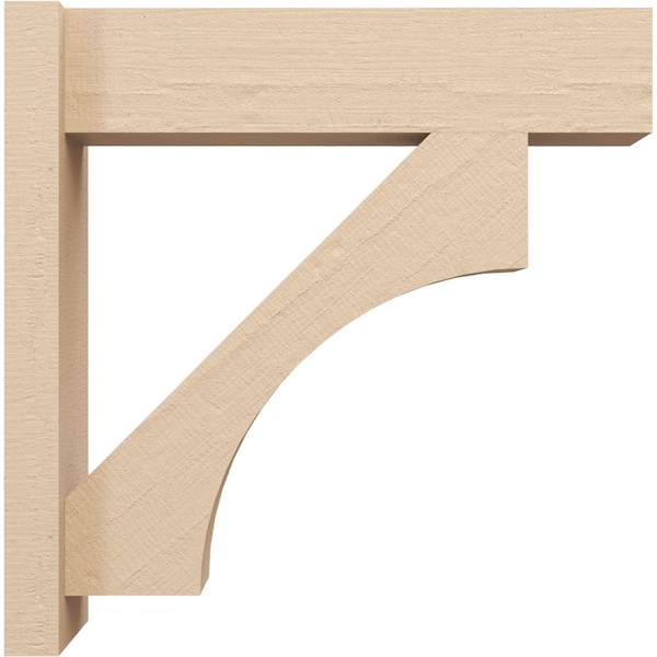 Ekena Millwork 7 1/2-in W x 36-in D x 42-in H Westlake Block Rgh Cedar Woodgrain TimberThane Outlooker, Primed Tan - OUTUR075X36X42WTL44RCPR