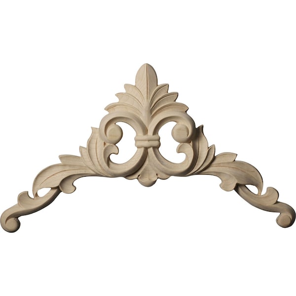 Ekena Millwork 10"W x 10"H x 1"D Large Caputo Corner, Rubberwood - ONL10X10X01CARW