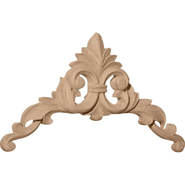Ekena Millwork 10"W x 10"H x 1"D Large Caputo Corner, Rubberwood - ONL10X10X01CARW