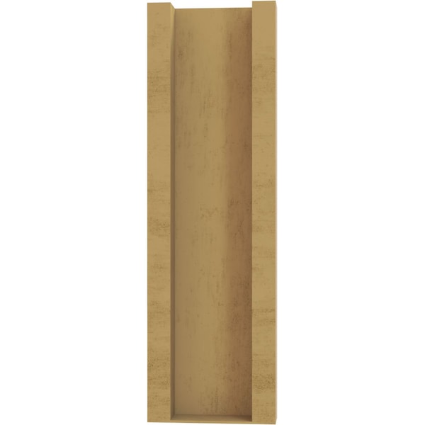 Ekena Millwork 7 1/2-in W x 18-in D x 26-in H Merced Trad Rough Cedar Woodgrain TimberThane Outlooker, Primed Tan - OUTUR075X18X26MRC04RCPR