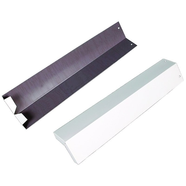 Amerimax Home Products Siding Corner, 12 in L, 38 in W, Aluminum, White, Vertical Mounting - 61026