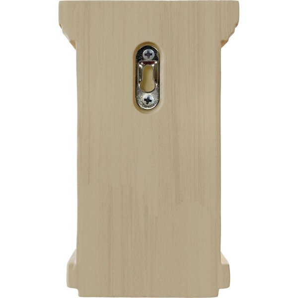 Ekena Millwork 4 1/4"W x 4 1/4"D x 7"H Fluted Corbel, Rubberwood - COR04X04X07FLRW