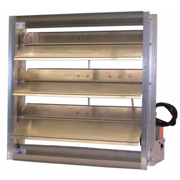 Dayton Motorized Hat Channel Damper, 100-240V - 5NKK7