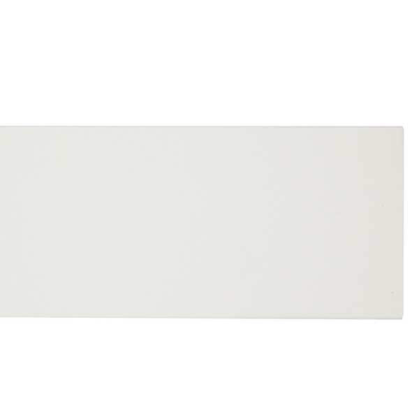 Acrovyn Handrail Return, PETG, Oyster Gray, 3 in L - 4CCAP929N