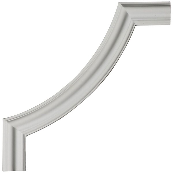 Ekena Millwork 12"W x 12"H x 3/4"P Seville Panel Moulding Corner (matches moulding PML01X00SE) - PML12X12SE