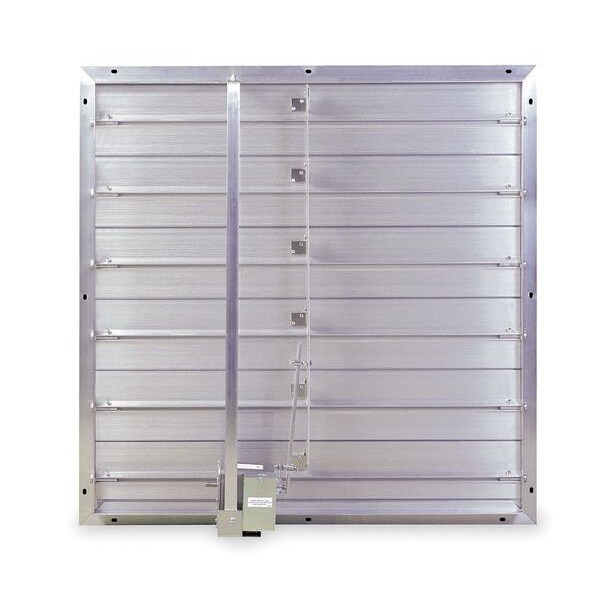 Dayton Mtrzd Damper, For Fan Dia. 42", 100-240V - 3C235