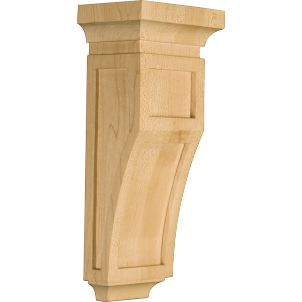 Osborne Wood Products 10 1/2 x 4 1/2 x 3 Barcelona Mission Corbel in Black Walnut - 8053W