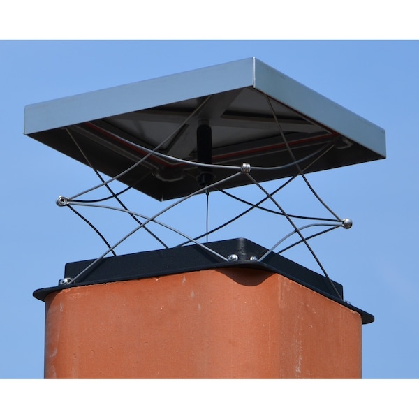 U.S. Fireplace Products The Top Damper - 13" x 13" - Chimney Damper - TD1313