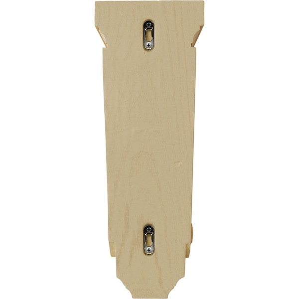 Ekena Millwork 6"W x 7 1/2"D x 16"H Devon Traditional Wood Corbel, Maple - CORW06X08X16DEMA