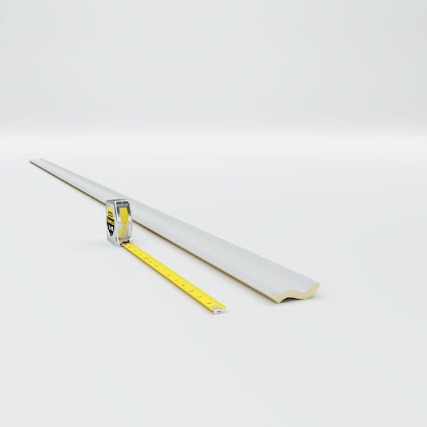 Ekena Millwork 2"H x 2"P x 2 3/4"F x 94 1/2"L Marseille Traditional Smooth Crown Moulding - MLD02X02X02MA