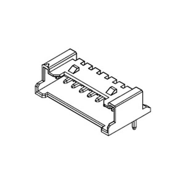 Conector de placa Molex, 11 contactos, 1 fila, macho, ángulo recto, paso de 0.079 pulgadas, terminal de soldadura - 353631160.