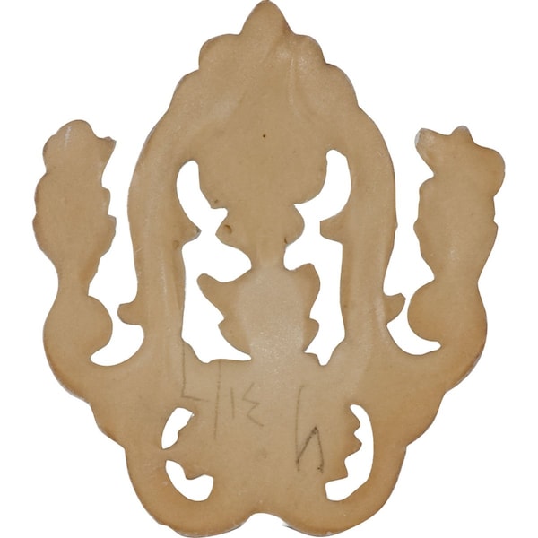 Ekena Millwork 5 3/4"W x 6 1/2"H x 5/8"P Flower Drop Onlay - ONL05X06X01FL