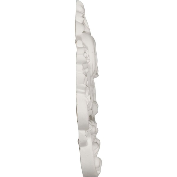 Ekena Millwork 5 3/4"W x 6 1/2"H x 5/8"P Flower Drop Onlay - ONL05X06X01FL