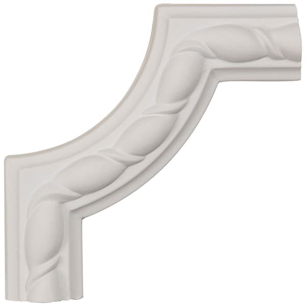 Ekena Millwork 4"W x 4"H x 5/8"P Bulwark Rope Panel Moulding Corner (matches moulding MLD01X00BU) - PML04X04BU