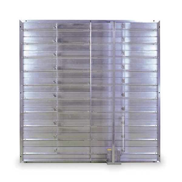 Dayton Mtrzd Damper, For Fan Dia. 60", 24-240V - 3C189