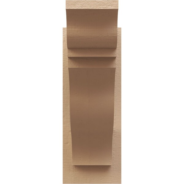 Ekena Millwork 6-in W x 16-in D x 16-in H Funston Trad Rough Cedar Woodgrain TimberThane Outlooker, Primed Tan - OUTUR060X16X16FST04RCPR