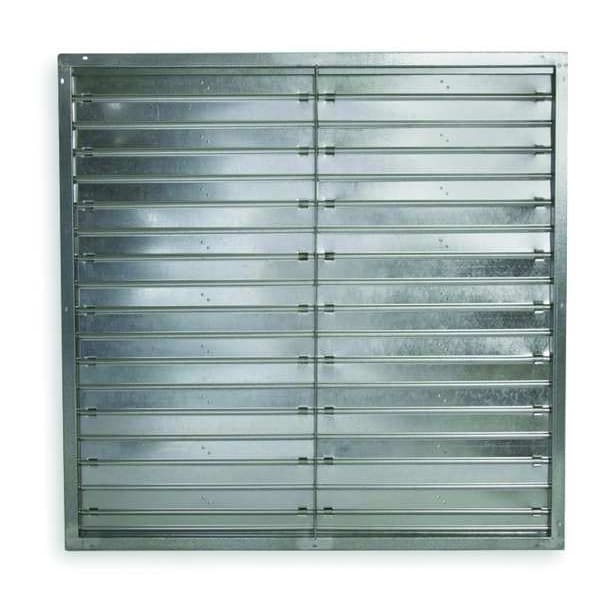 Dayton Mtrzd Damper, For Fan Dia. 60", 24-240V - 3C733