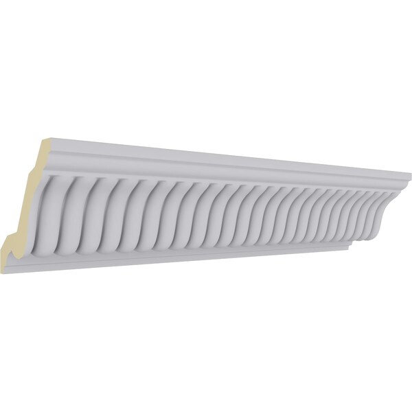 Ekena Millwork 3"H x 3"P x 4 1/4"F x 94 1/2"L Carrillo Crown Moulding - MLD03X03X04CI