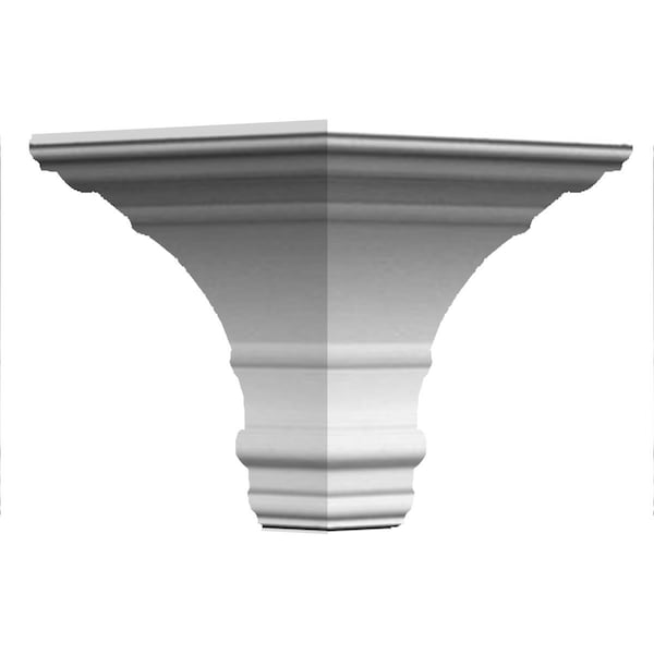 Ekena Millwork 7"P x 6 3/4"H Outside Corner Moulding (matches moulding MLD06X07X09FO) - MOC07X06FO