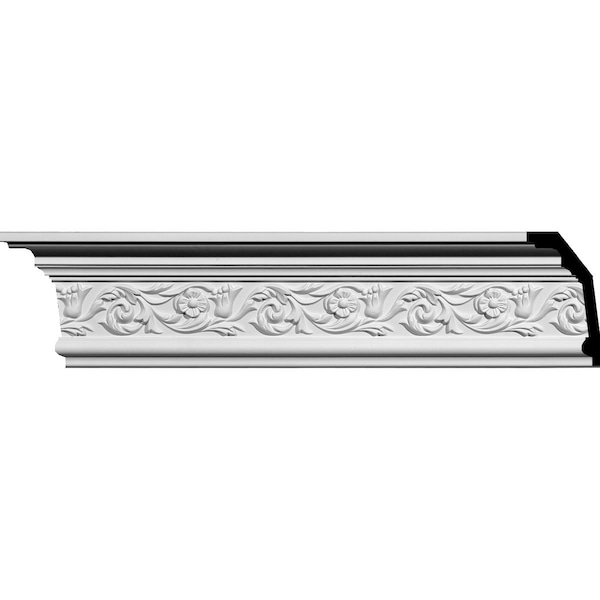 Ekena Millwork SAMPLE - 5 1/8"H x 2 7/8"P x 6"F x 12"L Springtime Crown Moulding - SAMPLE-MLD05X02X06SP