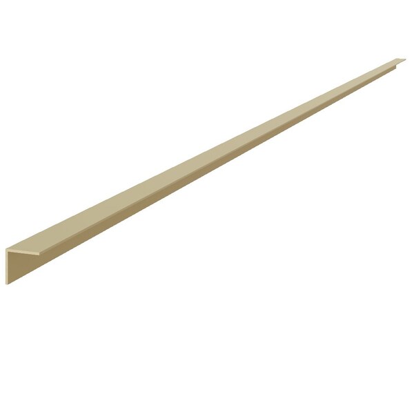 Designs Of Distinction 7/8in Aluminum L-Channel - 72inL - Satin Stainless - 01110451ST1