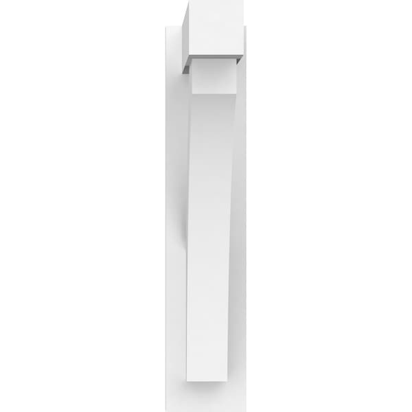 Ekena Millwork Thorton Architectural Grade PVC Outlooker with Block Ends, 5"W X 18"D X 24"H - OUTP05X18X24THR05